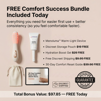 Menoluma™ | Intimate Comfort & Warmth Device for Menopause Relief